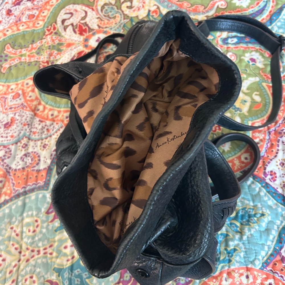 Aimee Kestenberg Black Backpack Sleek Minimalist Design - Picture 4 of 6